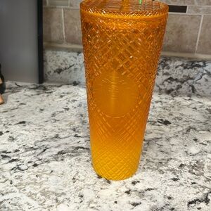 Orange 2023 Starbucks summer cup